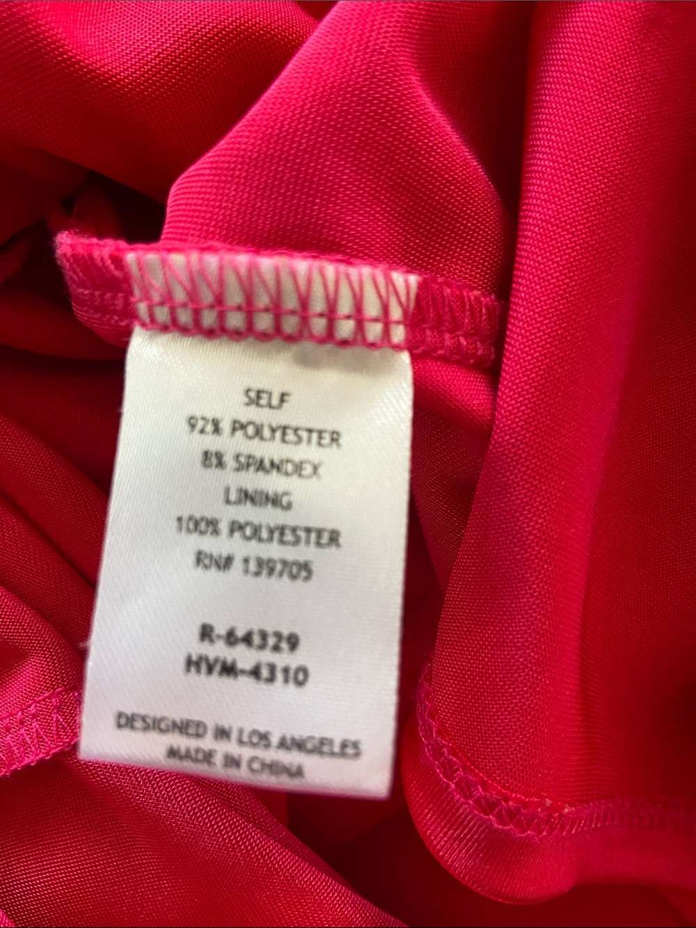 Emerald Sundae Hot Pink Satin Slip Dress, size L. Very flattering design! - Picture 13 of 16
